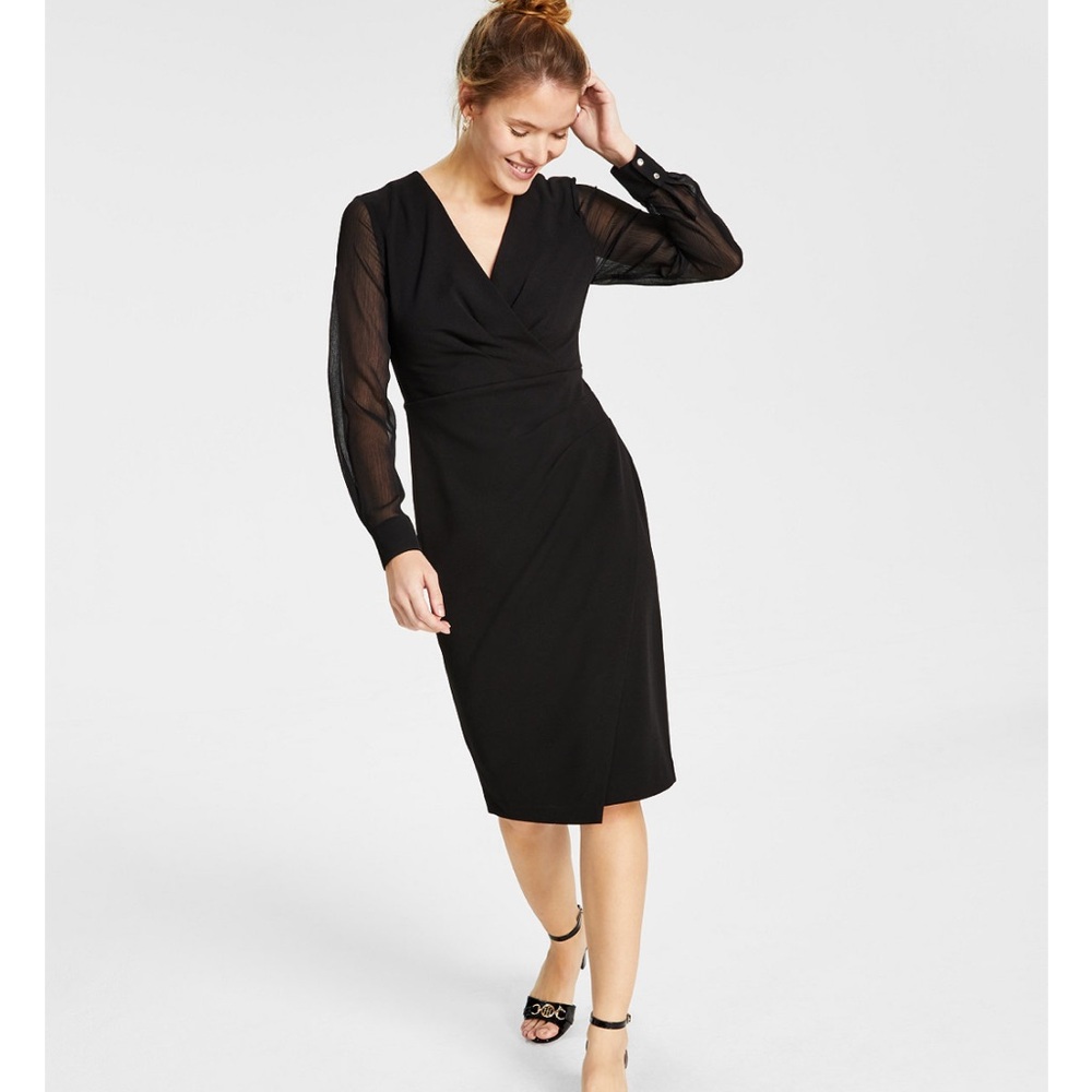 Tommy Hilfiger dress black 4 Petite